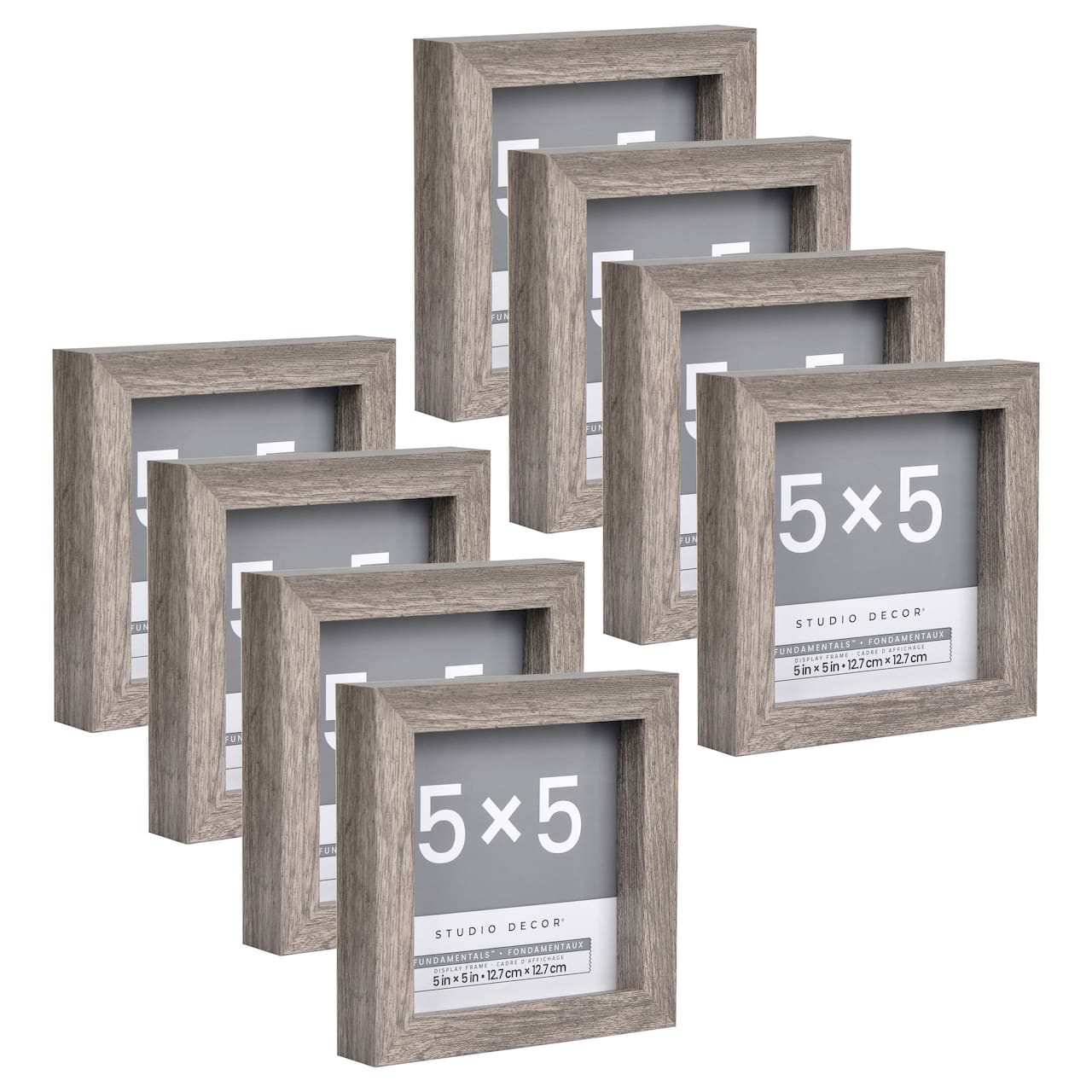 8 Pack: Fundamentals™ 5" x 5" Display Frame by Studio Décor®